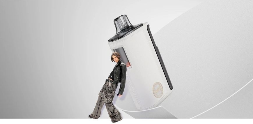 VooPoo Vrizz 2 1350 mAh - White Leather Многоразовая Pod система