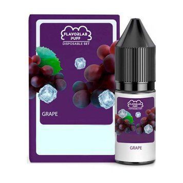 Набор для самозамеса Flavorlab Disposable Puff Grape 10 мл (5.0%) 35466782 &mdash; купить в Podyk.com.ua