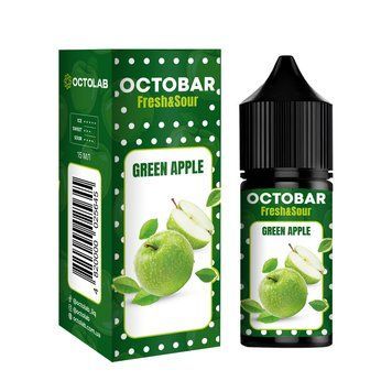 Набор для самозамеса Octobar Fresh & Sour Green Apple (Зеленое Яблоко) 30ml 460029 &mdash; купить в Podyk.com.ua