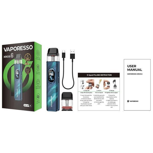 Vaporesso XROS 6 Scarlet Flow Многоразовая Pod система