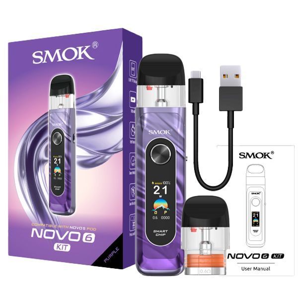 SMOK Novo 6 - Mineral Green Многоразовая Pod система