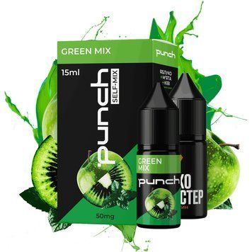 Набір для самозамісу Punch Green Mix (Яблуко Ківі М'ята) 15ml 460395 &mdash; купити в Podyk.com.ua
