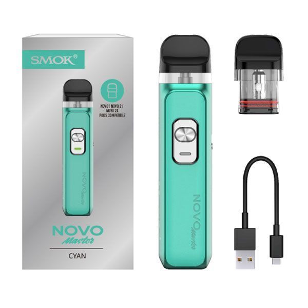 Smok Novo Master 1000 мАч Silver Laser Многоразовая Pod система